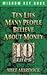 10 Lies Many People Believe About Money