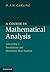 A Course in Mathematical Analysis (A Course in Mathematical Analysis 3 Volume Set)