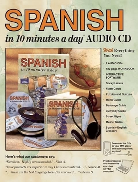 SPANISH in 10 minutes a day BOOK + AUDIO