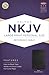 NKJV Large Print Personal Size Reference Bible, Black Bonded Leather