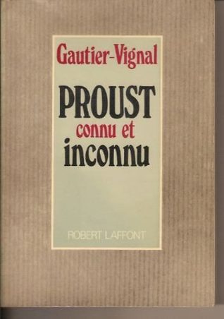 Proust connu et inconnu (Paperback)