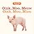 Oink, Moo, Meow/Oink, Muu, Miau (Say & Play)