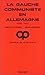 La gauche communiste en Allemagne, 1918-1921