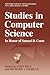 Studies in Computer Science...