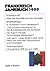 Frankreich-Jahrbuch 1999: Politik, Wirtschaft, Gesellschaft, Geschichte, Kultur (German Edition)