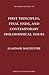 First Principles, Final Ends, and Contemporary Philosophical Issues (The Aquinas Lecture in Philosophy, #54)