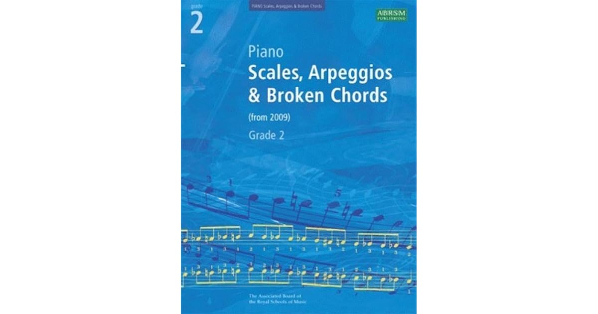 Piano Scales, Arpeggios & Broken Chords, Grade 2 by Associated Board of