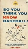 So You Think You ...