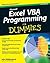 Excel VBA Programming for Dummies