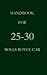 Handbook for 25-30 Rolls-Royce Car by Rolls Royce
