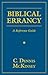Biblical Errancy: A Reference Guide
