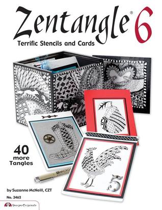 Zentangle 6: Terrific Stencils and Cards (Paperback)