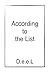 According to the List