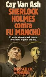 Portada de Sherlock Holmes contra Fu Manchú, de Cay Van Ash