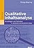 Qualitative Inhaltsanalyse