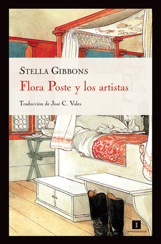 Portada de Flora Poste y los artistas, de Stella Gibbons
