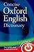 Concise Oxford English Dictionary by Oxford Dictionaries Concise Oxford English Dictionary by Oxford Dictionaries