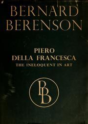 Piero Della Francesca or The Ineloquent in Art