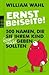 Ernst beiseite! 500 Namen, die Sie Ihrem Kind besser nicht geben sollten