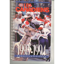 1993-94 Montreal Canadiens Yearbook / Press Guide