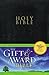 NIV, Gift and Award Bible, Leather-Look, Black, Red Letter Ed... by Anonymous
