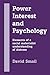 Power, Interest and Psychol...