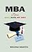MBA Is Not About Money, Blazer, Arrogance by Krishna Kranthi