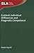 Context, Individual Differences and Pragmatic Competence (Second Language Acquisition)