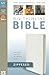 NIV, Thinline Zippered Collection Bible, Bonded Leather, Whit... by Anonymous