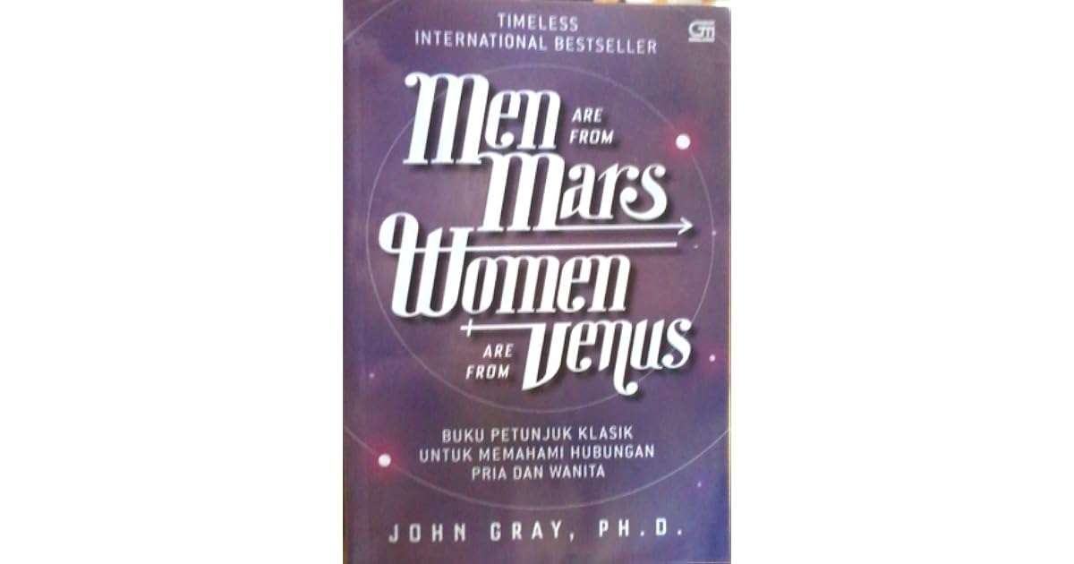Men Are from Mars, Women Are from Venus by John Gray