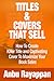 Titles Covers That Sell