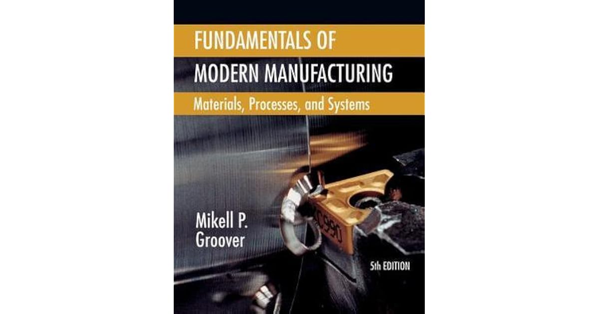 Fundamentals of Modern Manufacturing: Materials, Processes, and Systems
