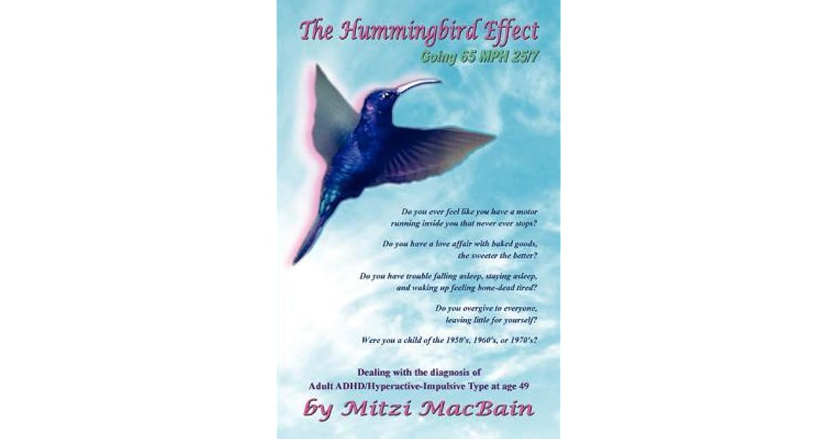 The Hummingbird Effect Going 65 MPH 25/7 by Mitzi MacBain