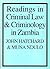Readings in Criminal Law and Criminology in Zambia
