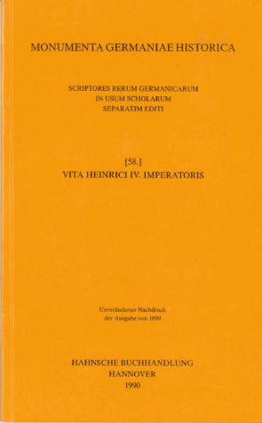 Vita Heinrici IV. Imperatoris (MGH SS rer. Germ. 58)