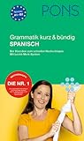 PONS Grammatik Spanisch. Kurz und bündig. (Lernmaterialien)