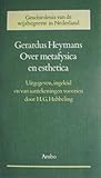 Over metafysica en esthetica