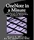 OneNote in a Minute, Steps ...