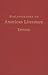 Bibliography of American Literature: Epitome