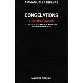 Congélations et décongelations