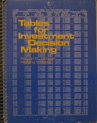 Tables For Investment Decision Making