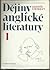 Dějiny anglické literatury I