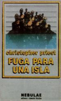 Portada de Fuga para una isla, de Christopher Priest