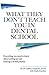 What They Don't Teach You In Dental School by Dr Jeffrey V Anzalone What They Don't Teach You In Dental School by Dr Jeffrey V Anzalone