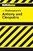 Cliffsnotes on Shakespeare's Antony and Cleopatra
