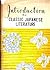 Introduction to Classic Japanese Literature