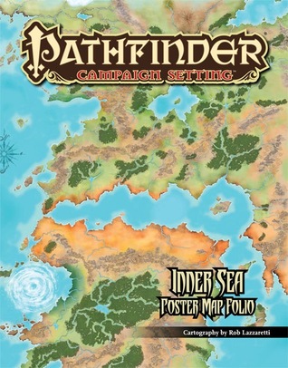 Inner Sea World Map Pathfinder Campaign Setting: Inner Sea Poster Map Folio By Robert Lazzaretti
