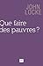 Que faire des pauvres?