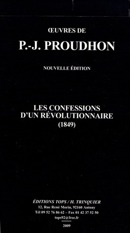 Les confessions d'un révolutionnaire (1849)