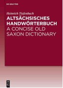 Altsächsisches Handwörterbuch / A Concise Old Saxon Dictionary (Hardcover)